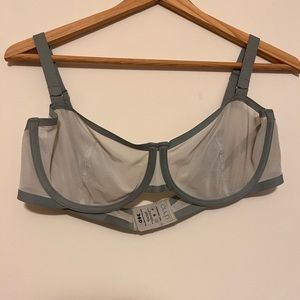 Cuup Balconette Bra 36D, pale blue balconette limited color